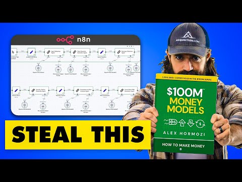 The SECRET AI Engine Behind Alex Hormozi’s New Book (N8N Template)
