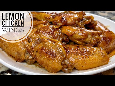 Easy And Delicious Chicken Wings Recipe For Party | Lemon Chicken Wings Recipe