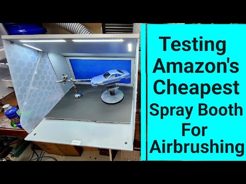 Testing Amazon's Cheapest Spray Booth For Airbrushing
