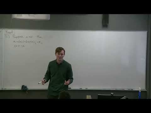 Proof, Set Theory, and Logic - Order Axioms