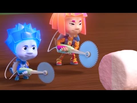 Фиксики - новые серии - Зефир (Пуговица, Клей, Пластик Пупс, Карандаш, Сердце) Фантастический мульт