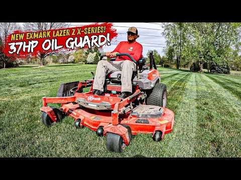 Mowing The FIRST CUTS Of 2025 With The *NEW* Exmark Lazer Z X-Series!