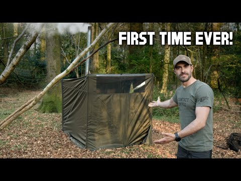 First Time Camping in the 'Cube' Tent from Finland