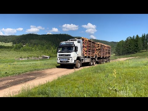 Лесовозный рейс. VOLVO 6*6