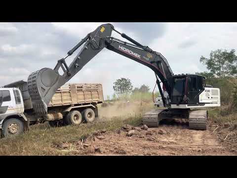 HIDROMEK HMK230LC ขุดสระน้ำเพื่อการเกษตร บ้านจำป่าหวาย EP.1