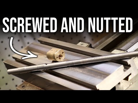 Lathe Rebuild: Cross Slide Leadscrew, Nut And Oil Channels | Part 3