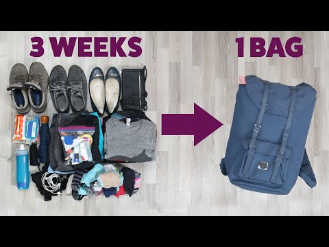 How To Pack Light For A Long Trip