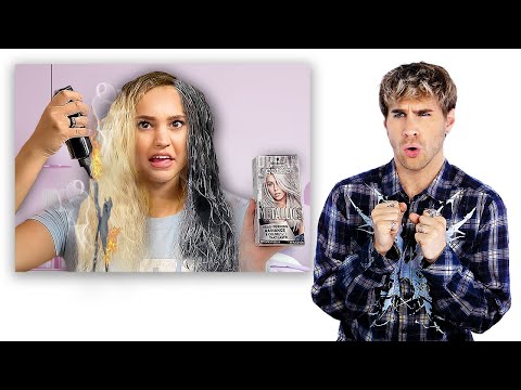 Hairdresser Reacts To People Using Silver Box Dye (again)