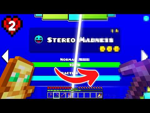 I Recreated Geometry Dash in Minecraft Hardcore!