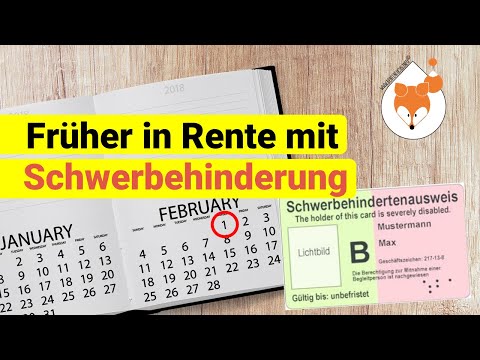 Früher in Rente mit Schwerbehinderung - Wie das?
