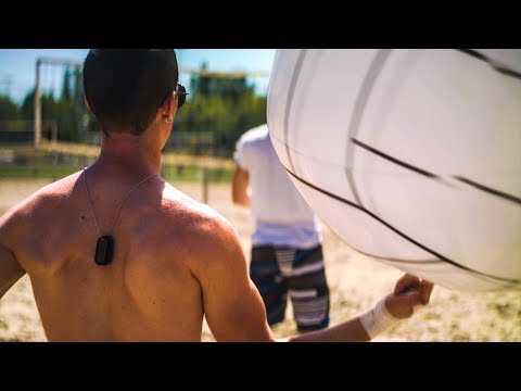 Top Gun Volleyball Scene Parody