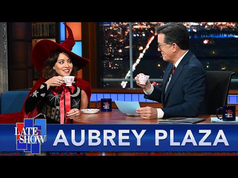 Tea At The Plaza - Aubrey Plaza Dishes On Co-Stars Michael Caine, Kristen Stewart And More