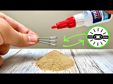 🗣️You will forget about welding🔥 Apply GLUE TO DRY SAND and the result will surprise you!