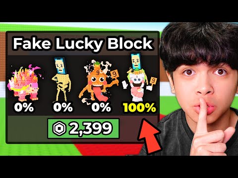 I Secretly Cheated in a Lucky Block Race!