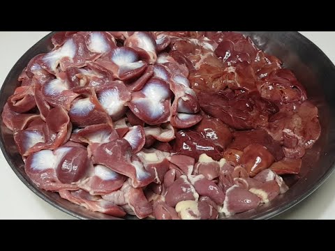 Chicken Pota Kaleji Recipe | 3 Kg Pota Kaleji Recipe | 3 Kg Chicken Gizzard Liver Recipe