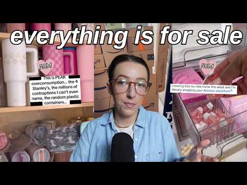 this tiktoker got called out for overconsumption and turned it into a sales opportunity