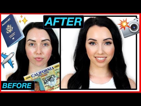 How to LOOK GOOD in Your Passport / License Photo! Makeup Tutorial + Tips! 📷