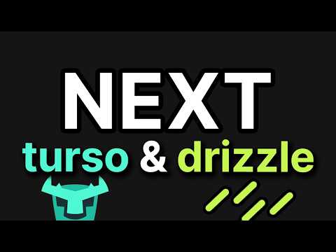 Easiest Database Setup in Next.js With Drizzle ORM & Turso?