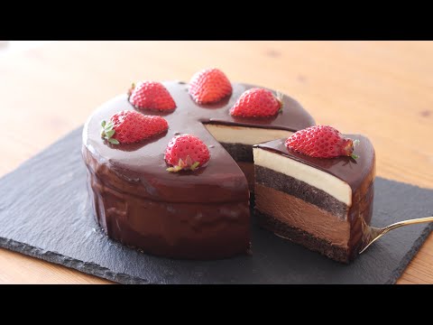 チョコレート・ムースケーキの作り方 Chocolate Mousse Cake｜HidaMari Cooking