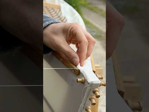 Sewing in some much needed additional strength at the tips of the canoe #canoe #sewing