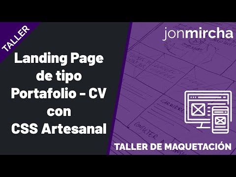 Taller de Maquetación: Landing Page tipo Portafolio-CV de Figma a Código HTML y CSS - #jonmircha