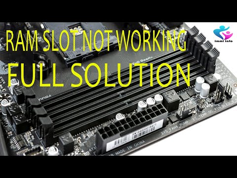 RAM SLOT NOT WORKING FULL SOLUTION | ONE RAM SLOT NOT WORKING FOR ALL MOTHERBOARD FIX