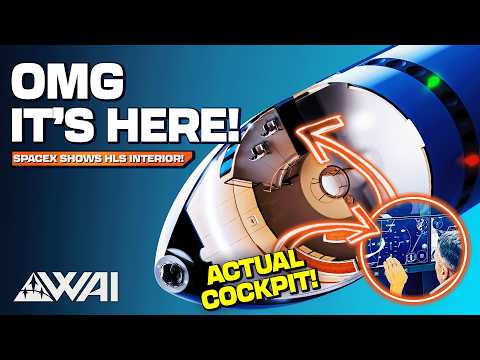 SpaceX Reveals Starship HLS Prototype Interior! Exclusive Look INSIDE!!! 😮