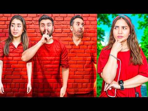 قایم موشک با جایزه 500 دلاری😍اولین نفر که پیدا بشه مجازات میشه 😱