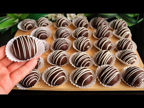 Brilliant! With Just 3 ingredients! Quick Christmas and holiday treats🎄🎄! No oven !