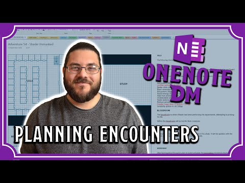 Planning RPG Encounters in OneNote | OneNote DM Ep. 2