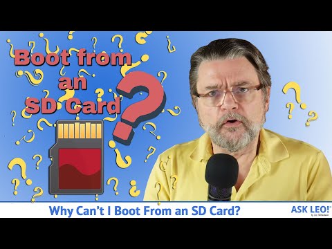 Why Can’t I Boot From an SD Card?