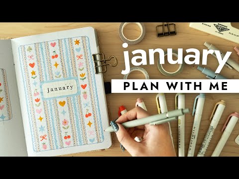 PLAN WITH ME | late january 2025 bullet journal + BIG ANNOUNCEMENT!