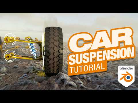 Make your Wheels a bit more DYNAMIC - Car Suspension - A Blender rigging tutorial