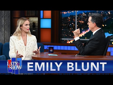 Emily Blunt Spends Holidays With “Sex Symbol” Stanley Tucci