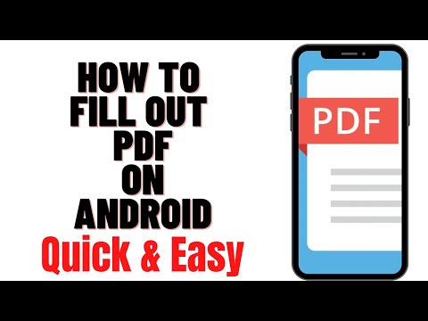 HOW TO FILL OUT PDF ON ANDROID 2024