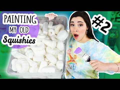Painting My Old DIY Squishies (Pt.  2)