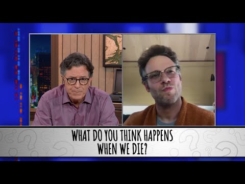Seth Rogen Takes The Colbert Questionert