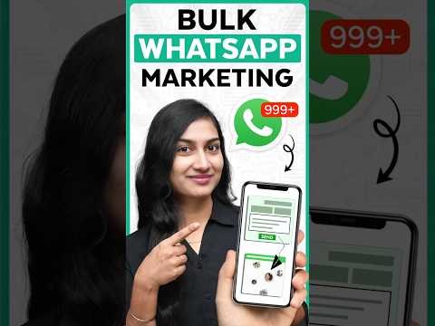 Best Way to Send WhatsApp Bulk Messages 🔥📱