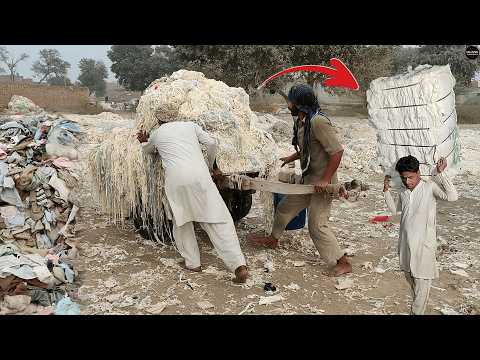 Incredible Recycling Process of Waste Clothes to Make New Cotton