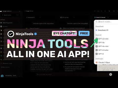 NinjaTools: This is THE CRAZIEST & FREE AI Tool Suite for EVERYONE!
