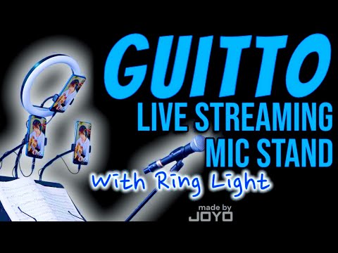 GUITO LIVE STREAMER MIC STAND - GMS-01 by JOYO TECHNOLOGY