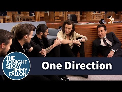 One Direction and Jimmy Have a Floor Interview