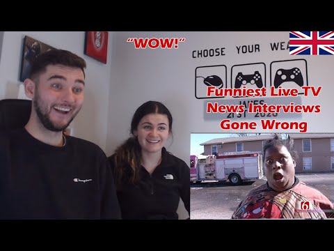 British Couple Reacts to Funniest Live TV News Interviews Gone Wrong