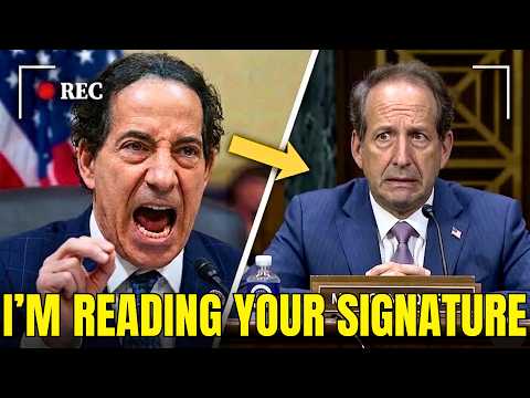 USPTO Director FREEZES After Jamie Raskin Reveals He Signed His Own Secret Waiver