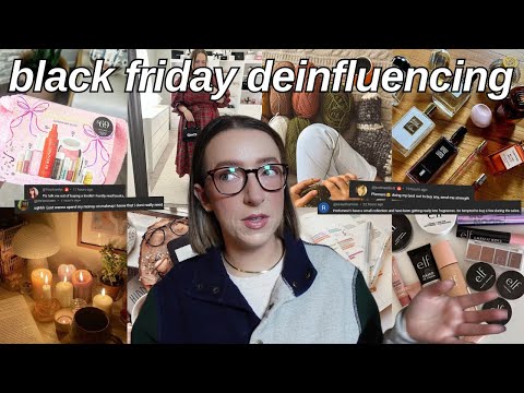 talking YOU out of shopping black friday