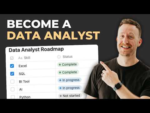 How I’d Become a Data Analyst in 2025 | AI, skills, roadmap