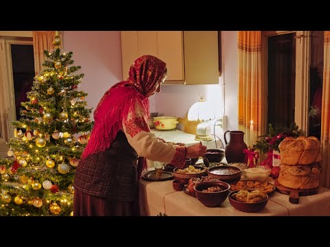 Christmas Alone in the Mountains | 12 Traditional Dishes