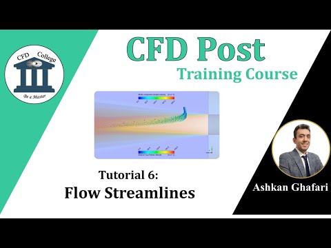 CFD Post Tutorial 6 | How to draw streamlines in CFD Post?