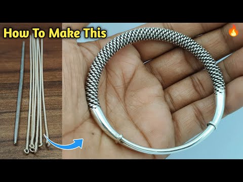 Making a Twisted Silver Bracelet by Hand | Mesmerizing Craftsmanship