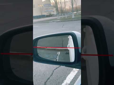 Как доехать до бордюр задним ходом #лайфхаки #парковка #вождениеавтомобиля #уроквождения # #автодром